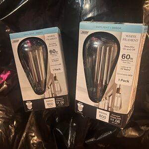 Lot B of LED High Efficiency 13 Year Light Bulbs With Dimmers-Brand New!